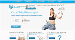 Desktop Screenshot of dietricksurgery.com